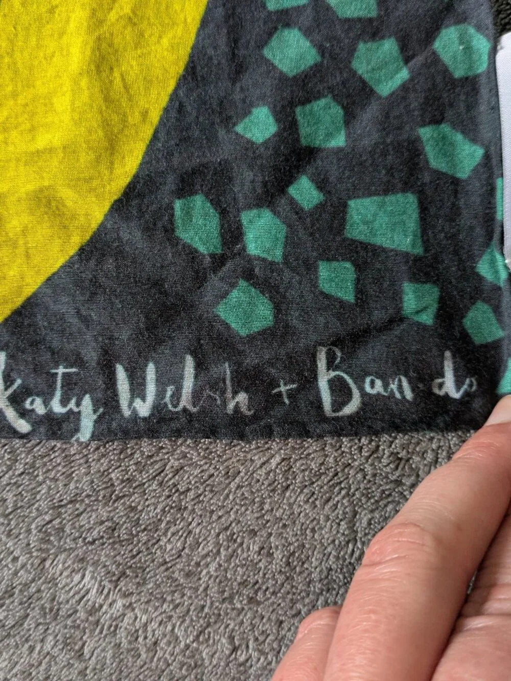 Katy Welsh  x Bando Scarf Silk and Cotton Handmade